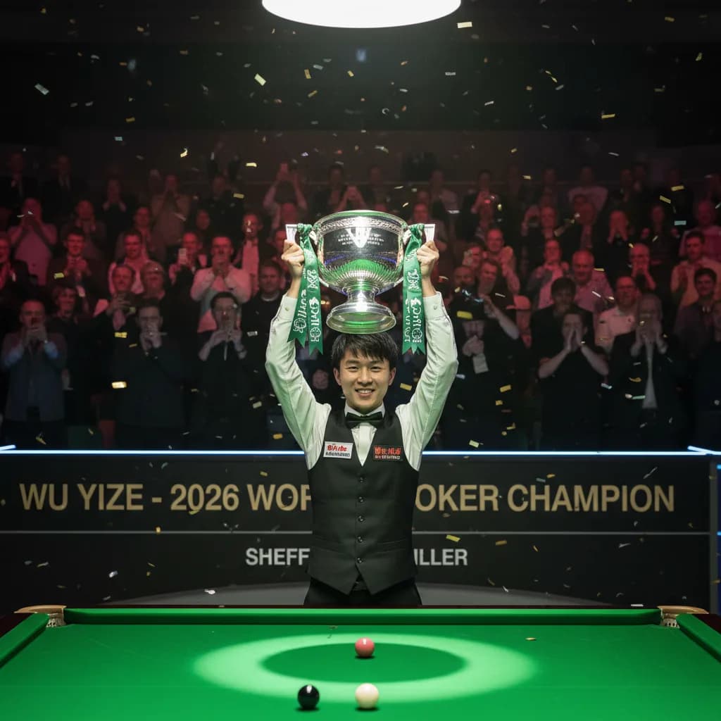 Wu Yize Crowned 2026 World Snooker Champion in Sheffield Thriller