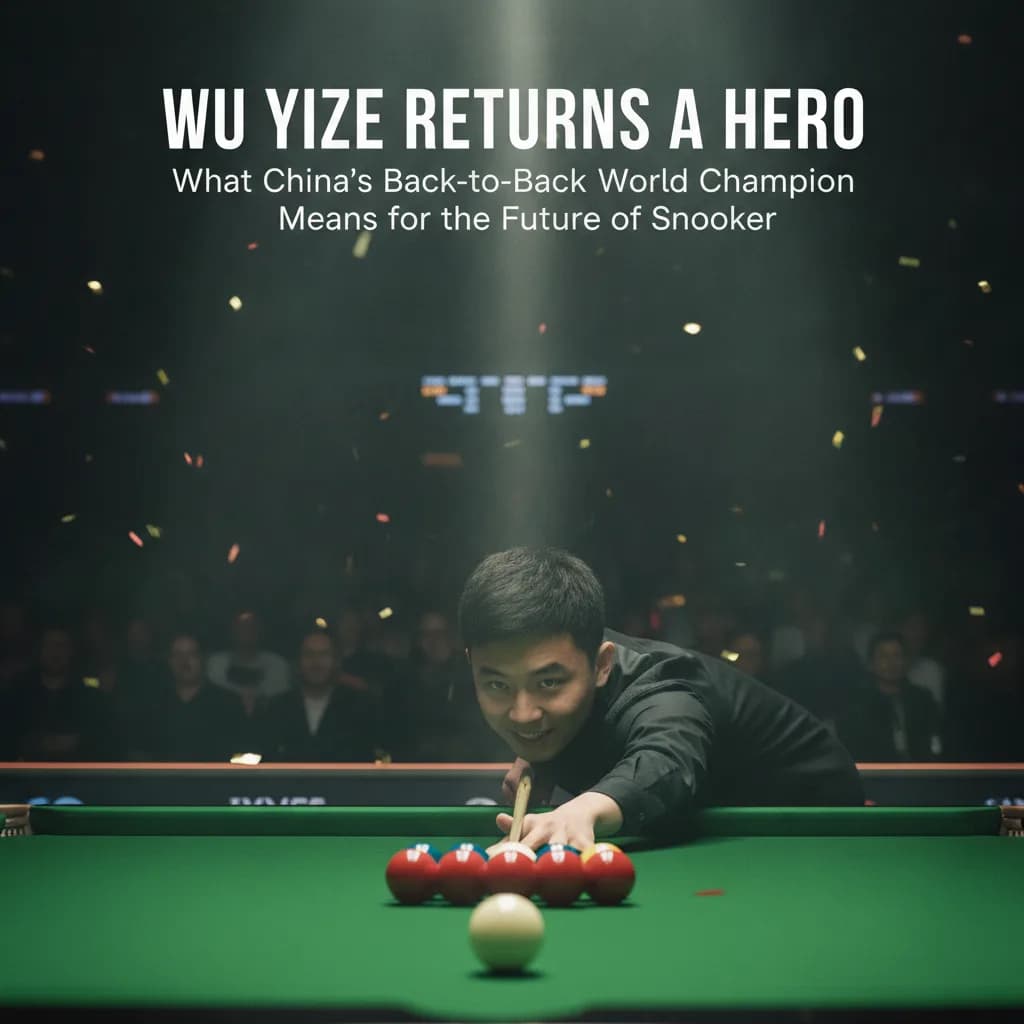 Wu Yize Returns a Hero: What China's Back-to-Back World Champion Means for the Future of Snooker