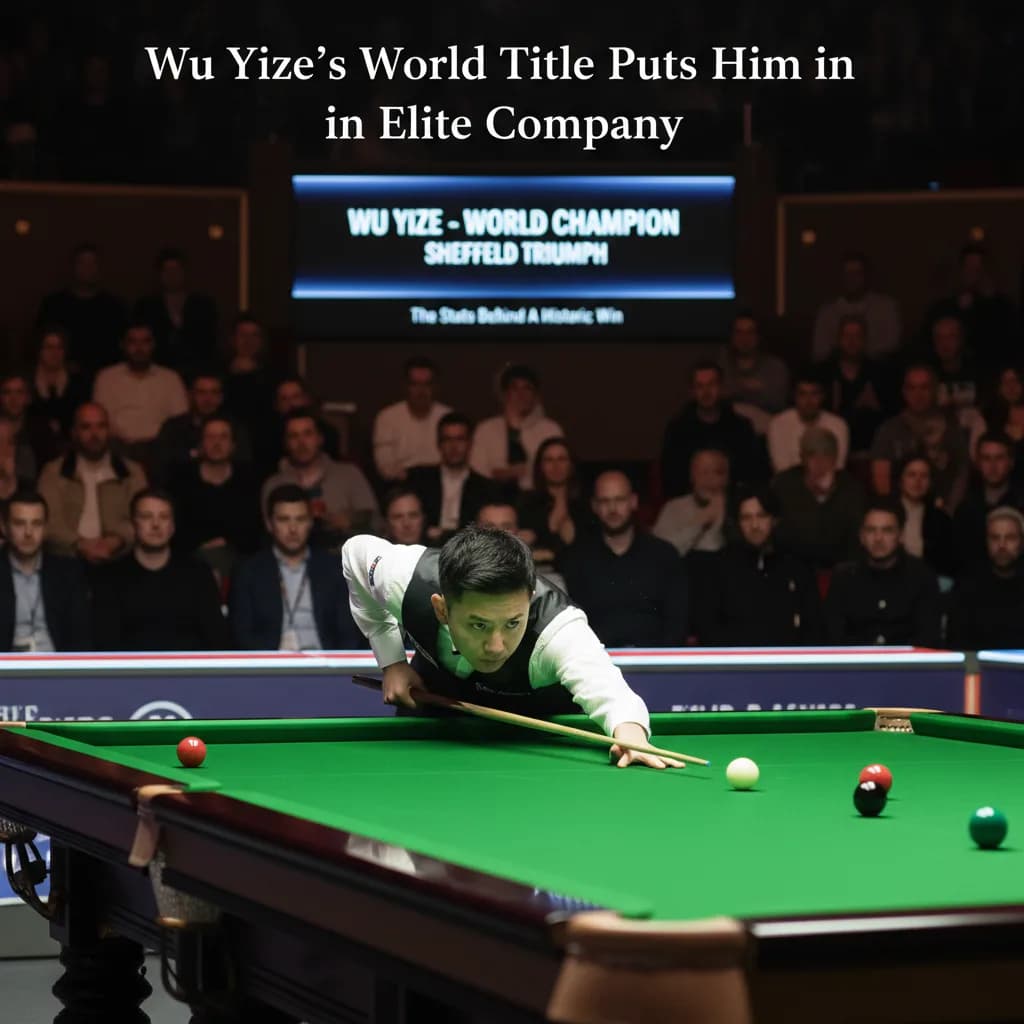 Wu Yize's World Title Puts Him in Elite Company: The Stats Behind a Historic Sheffield Triumph