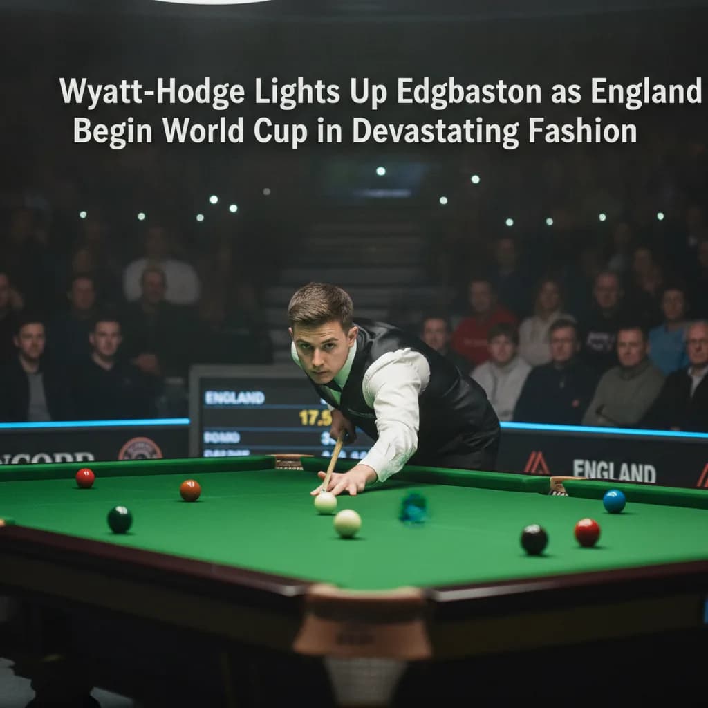 Wyatt-Hodge Lights Up Edgbaston as England Begin World Cup in Devastating Fashion