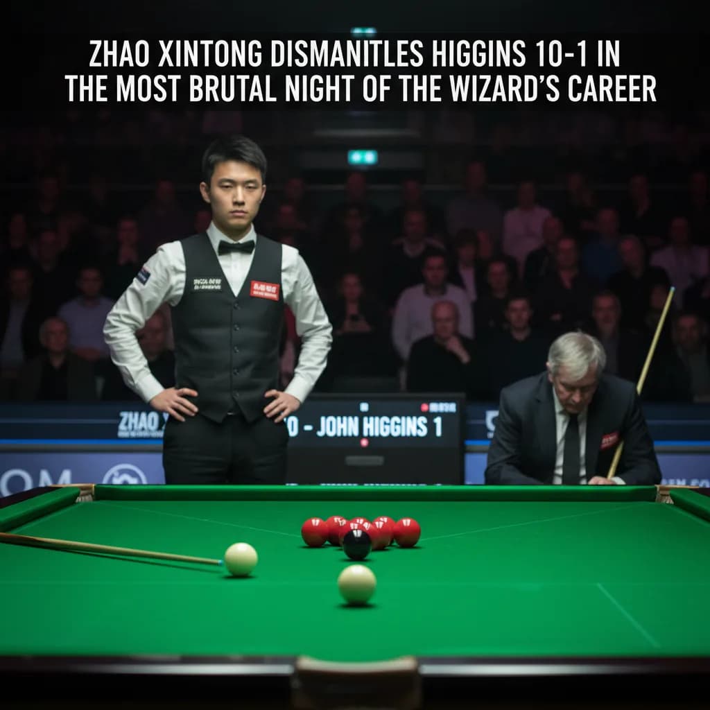 Zhao Xintong Dismantles Higgins 10-1 in the Most Brutal Night of the Wizard's Career