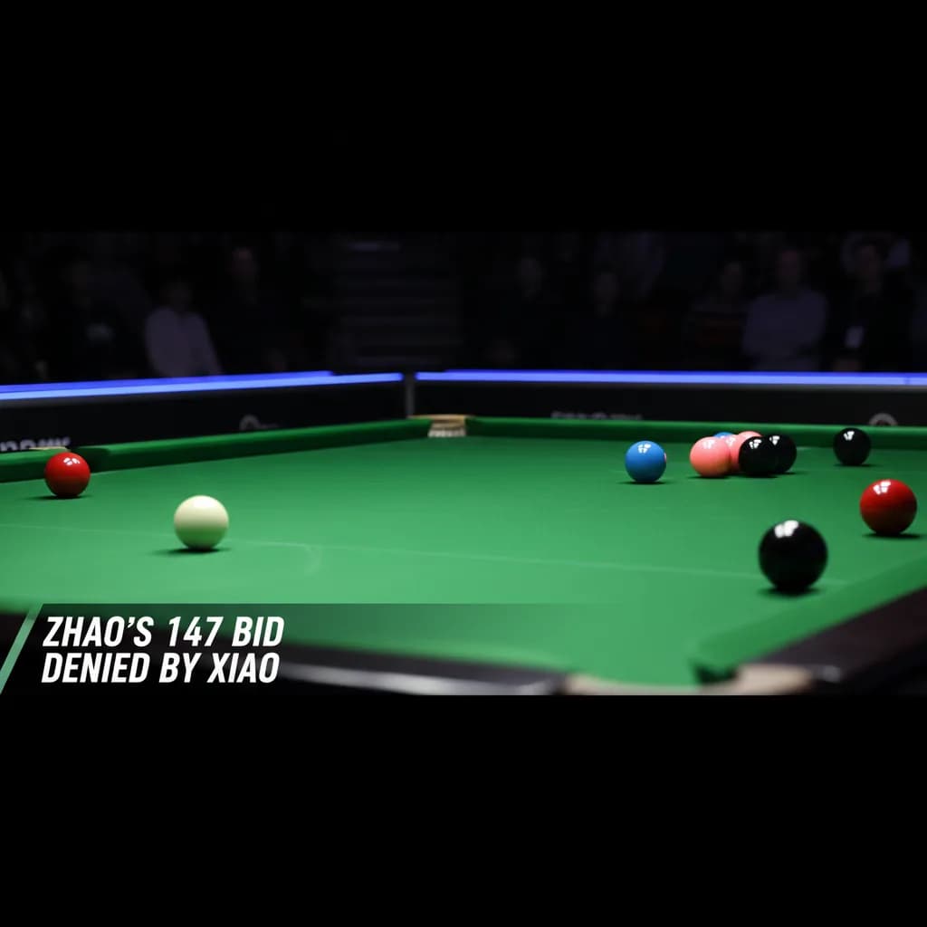 Zhao's 147 bid denied by Xiao